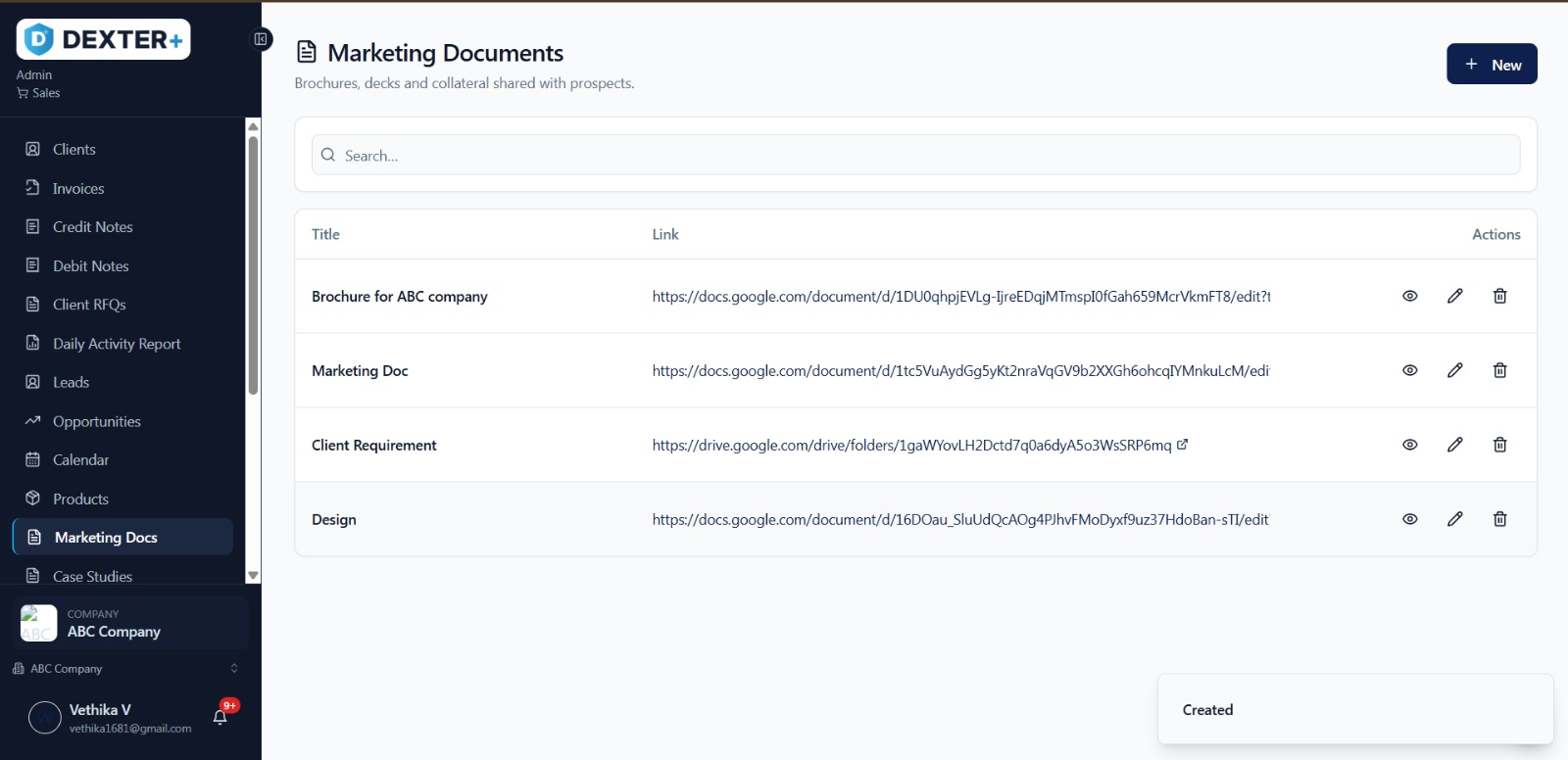 Documents, Code and Access, Kept Together